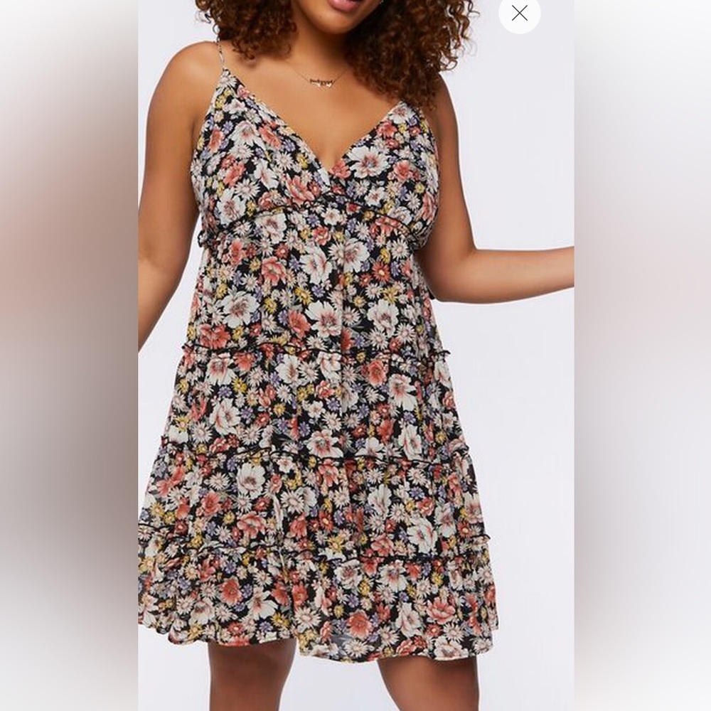 Forever 21 / 1X / Baby Doll Floral Dress